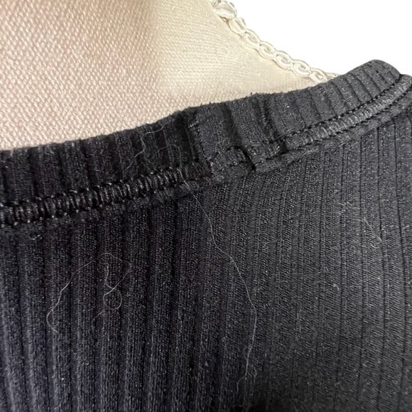 Lululemon All It Takes Ribbed Nulu T-Shirt Black Size 8 - Picture 7 of 8